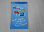 Ldpe مطبوعة حقائب قبضة الختم الأزرق مع الكرتون الصغيرة للأطفال اللعب