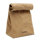 أكياس الورق الطبيعي المخصص كرافت لتغليف المواد الغذائية ، عادي الحقيبة ورقة براون