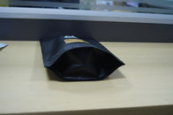 مويي الحقائب البلاستيكية التغليف ماتي الأسود الوقوف الحقيبة مع حقيبة القهوة صمام