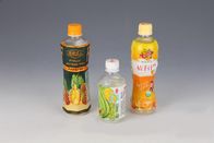 تخصيص تصميم PVC الحرارة يتقلص كم تسميات لعصير زجاجة مياه التعبئة والتغليف