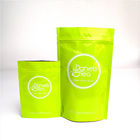 مخصص مطبوعة قابلة لإعادة التدوير كرافت ورقة حقيبة الشاي الأخضر التعبئة والتغليف SGS / موافقة ادارة الاغذية والعقاقير