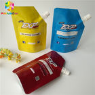 5oz / 7oz الحقيبة البلاستيكية صنبور التعبئة والتغليف كيس مشروب الطاقة الشفاف قابلة لإعادة التدوير