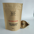 كيس ورق مخصص التعبئة والتغليف بذور الخضروات Ziplock صمام رائحة الإثبات للقهوة / الشاي