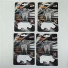 وحيد القرن الشكل نفطة الحاويات 3D بطاقات قابلة للطي ذكر Ehancement الكركدن حبوب منع الحمل ورقة مربع التعبئة والتغليف