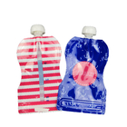 قابلة لإعادة الاستخدام أغذية الأطفال صنبور الحقيبة التعبئة والتغليف مغلفة المواد CMYK اللون للمشروبات