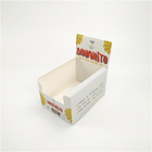 صناديق مخصصة من الورق المقوى للتخزين قابلة لإعادة التدوير أبيض لامع الطاقة الحلوى أشرطة Diaplay