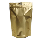 القهوة التعبئة مخصص أكياس بلاستيكية مطبوعة الألومنيوم احباط الذهب بولي مايلر