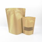 100g 250g مسحوق القهوة CYMK VMPET Kraft Paper Zipper Bag