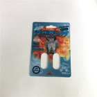 بطاقات Rhino 99500k ذات الفتحات المزدوجة ثلاثية الأبعاد لحبوب تعزيز الذكور