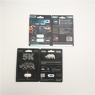 Rhino 8 3D Pills Card 200mic 500K 3D Blister Card تعزيز الذكور