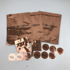 120mic MOPP CMYK كيس رقائق الملابس البلاستيكية SGS Clear Ziplock Mylar Bag