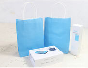 جميلة حقائب الأزرق طباعة ورق كرافت متوسطة الحجم للتسوق