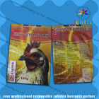 الطباعة الملونة الحيوانات الأليفة الحقيبة الغذائية مع مجمعة جانبية للكلب / القط / الماشية / الدجاج