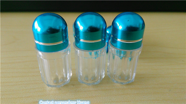 زجاجات حبة صغيرة قابلة لإعادة الاستخدام بلاستيكية صغيرة فارغة حاويات حبوب منع الحمل كبسولة واحدة