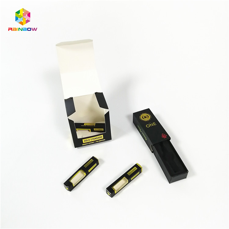 Vape Cartridge علبة كرتون التغليف زجاجة زيت CBD / E سائل / Vape Pen Packing