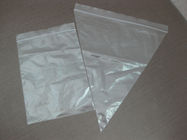 كيس من البلاستيك &quot;حقيبة التوقف&quot; مثلث الشكل ، عادي / واضح ختم حقيبة قبضة
