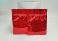الحقائب البلاستيكية المسطحة الشكل تغليف الغذاء الصف الآمن مع الشقوق المسيل للدموع
