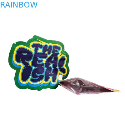 3.5 غرام 7 غرام 14 غرام حقيبة مايلر زيبلوك طعام الألمنيوم الصلبة ضد الأطفال للكعك