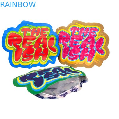 3.5 غرام 7 غرام 14 غرام حقيبة مايلر زيبلوك طعام الألمنيوم الصلبة ضد الأطفال للكعك