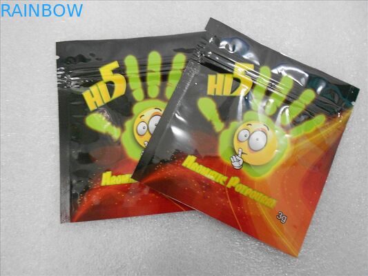 ماء - برهان PET + VMPET + PE أكياس البخور العشبية التغليف