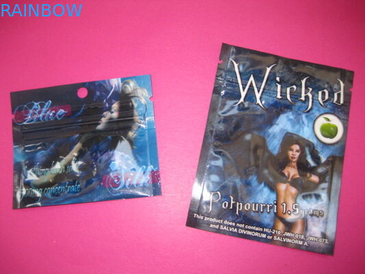 100 ميكرون PET / VMPET / PE العشبية بخور البخور العشبية