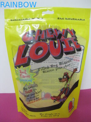 تخصيص شقة / الوقوف احباط كيس التغليف PPET / AL / PE مايلر مع الرمز البريدي قفل