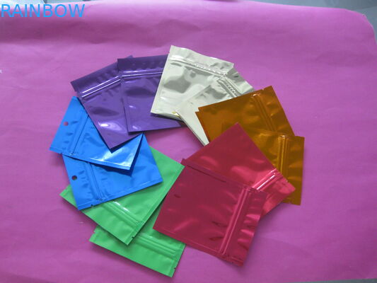 عادي Ziplock مايلر الغذاء وجبة خفيفة حقيبة التعبئة والتغليف مع الشق المسيل للدموع