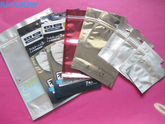 120 mic ثلاث وجبات خفيفة مختومة الجانب التعبئة والتغليف مع الرمز البريدي الأعلى مع فخ الحفر مطبوعة