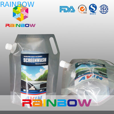 3L المياه برهان شفاف أو الطباعة الوقوف الحقيبة صنبور زجاجة السائل حقيبة