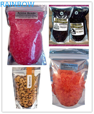 الجبهة واضحة واحباط الظهر أكياس الوقوف مع PET / AL / نيويورك / PE