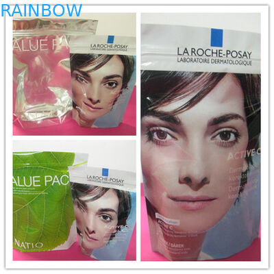 130mic PET / AL / NY / PE الوقوف أسفل أكياس مجمعة ل Comstic