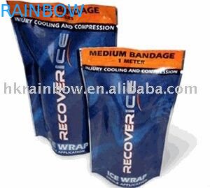 Side Seal Stand up وجبة خفيفة كيس من البلاستيك التعبئة والتغليف مع سحاب للأرز