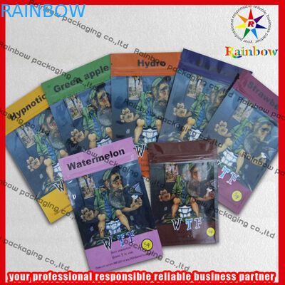 الطباعة حية البخور العشبية الحقائب ، كيس رقائق الألومنيوم