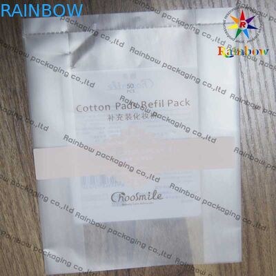 رقائق الألومنيوم تغليف مستحضرات التجميل حقيبة ، دائم الوقوف الحقيبة