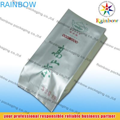 PET / AL / PE الوقوف أكياس الشاي التعبئة والتغليف مع الجانبية مجمعة