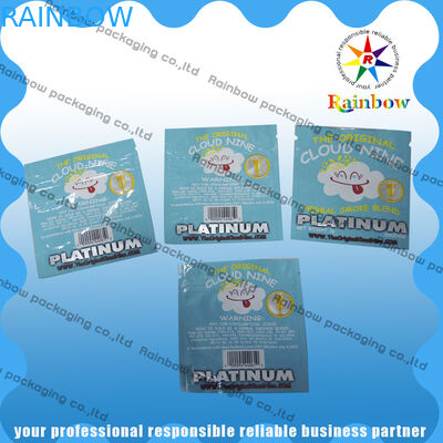 سحابة 9 أكياس البخور العشبية الرمز البريدي البلاستيكية مع سحاب للمنزل