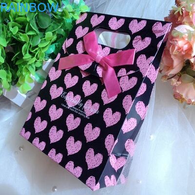 أكياس الورق المخصصة شخصية مع مقبض لعيد الميلاد