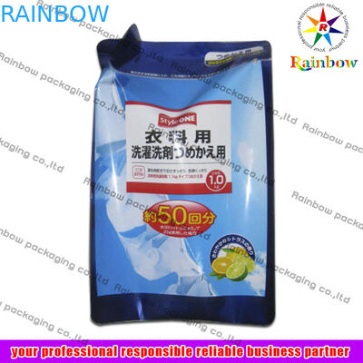 OPP الوقوف الحقيبة الألومنيوم احباط كيس التغليف للمنظفات