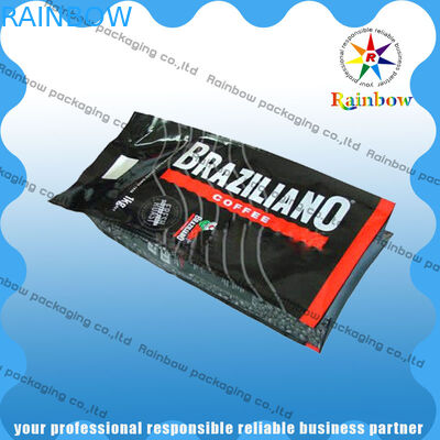 PET / AL / PE المواد الملونة يقف الشاي الحقيبة التعبئة والتغليف مع الجانب مجمعة