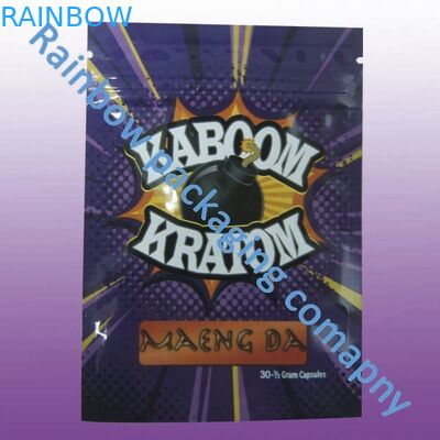 أكياس بلاستيكية مخصصة للماء الرمز 100 ميكرون للحصول على البخور العشبية