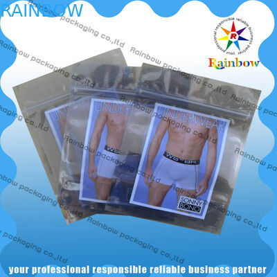 PET / PET / PE شركة التصفيح مكافحة ساكنة كيس الألومنيوم الشفاف مع زيبلوك