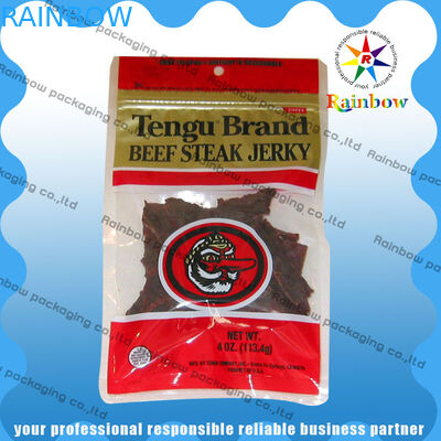 احباط كيس الصف الغذاء التعبئة والتغليف مختومة للحرارة واضحة نافذة الطباعة الكاملة