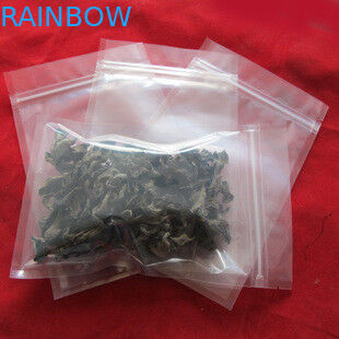 مغلفة تغليف احباط شفاف الحقيبة ، زيبر احباط كيس التغليف