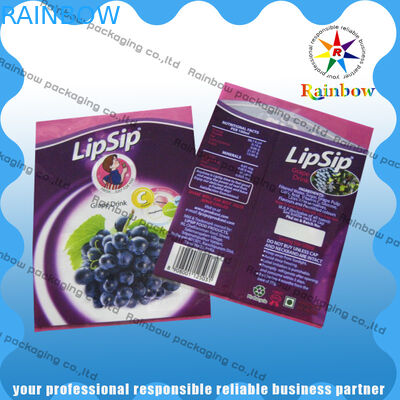 شرب زجاجة تقليص التفاف الأكمام طباعة مخصصة الحرارة الحساسة ماء