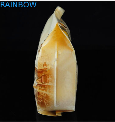 زيبر براون كرافت مخصصة أكياس الورق الطباعة مع للخبز / فول