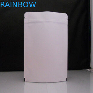 الحبوب / تغليف القهوة أكياس الورق المخصصة الأغلاق الأبيض