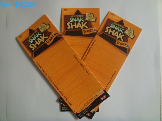 نفطة بطاقة التعبئة والتغليف جذابة 250 غرام ورق كرافت مع اليورو هانغ هول