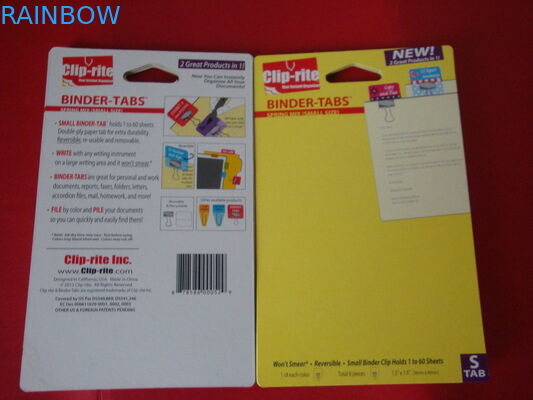 نفطة بطاقة ملونة التغليف يورو هانغ هول للتغليف مقص