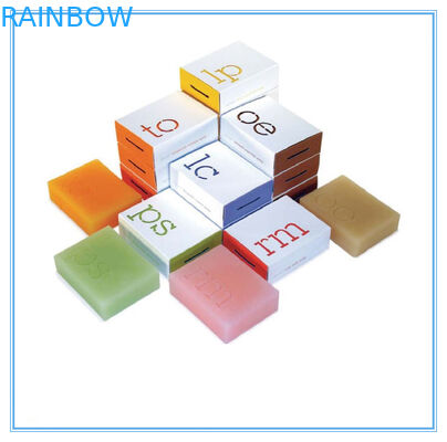 Cusomized الطباعة ورقة مربع التعبئة والتغليف ، ومن ناحية صابون التعبئة والتغليف مربع