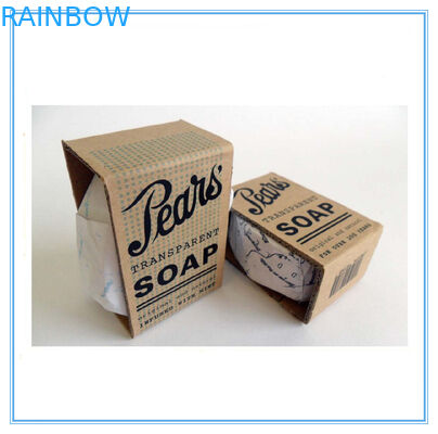 أزياء قابلة للطي ورقة مربع التعبئة والتغليف للصابون / مجوهرات مع غطاء